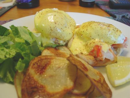 Crabs Eggs Benedict