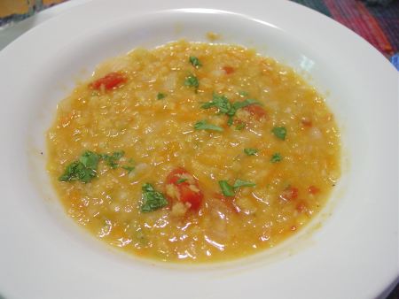 Ginger Red Lentil Soup