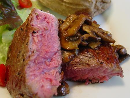 Chipotle Mushroom Steak