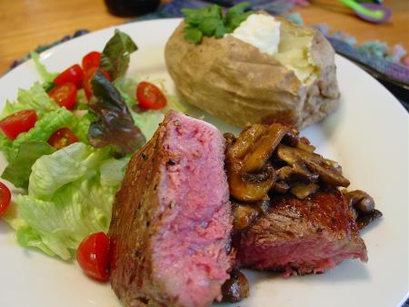 Chipotle Mushroom Steak