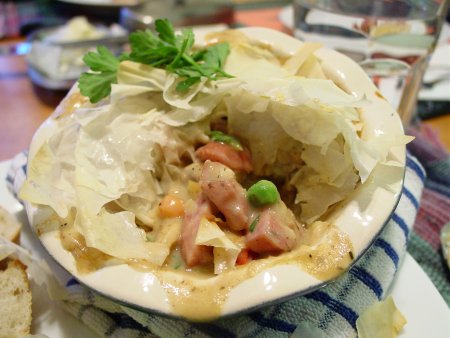 Chicken Sausage Pot Pie