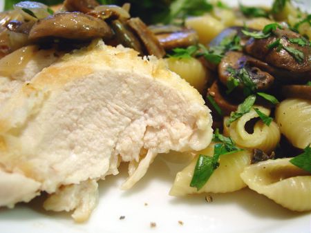 Mushroom Chicken Pasta