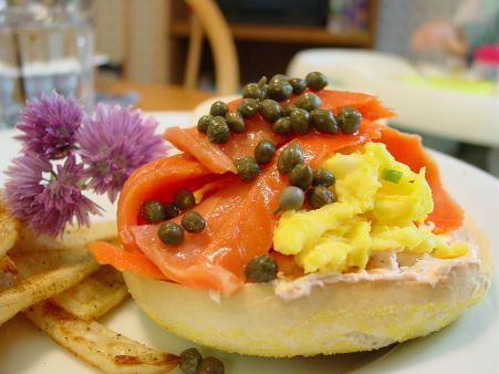 Egg Sandwiches and Fries
