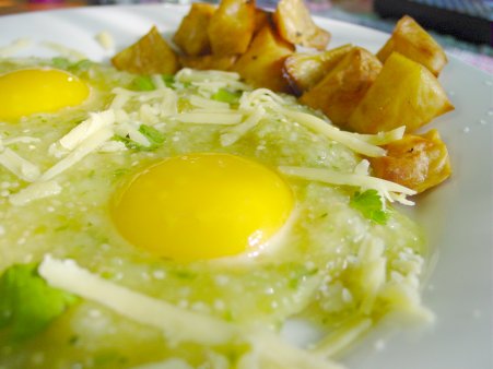 Green Huevos Rancheros