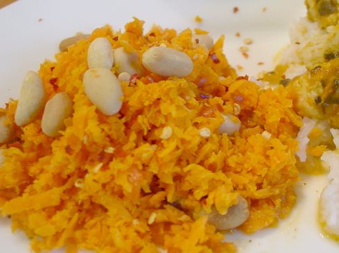 Gingered Spicy Carrots