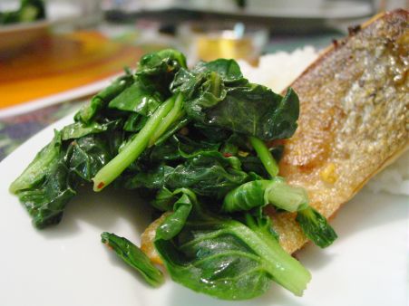 Sauteed Tatsoi