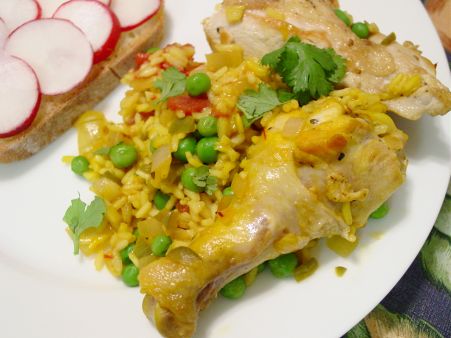 Chicken and Saffron Rice