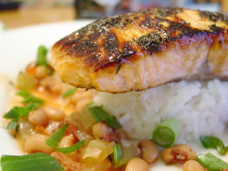Honey-Herb Glazed Salmon