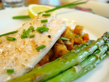 Rockfish with Vegetable Hash