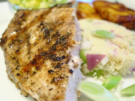 Grilled Jerk Swordfish