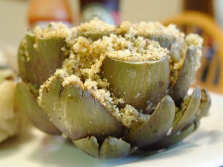 Nanny's Stuffed Artichokes