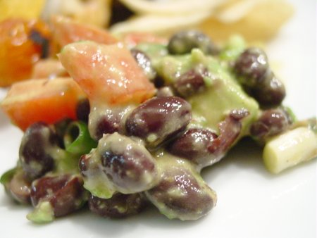 Black Bean Salad with Mango Dressing