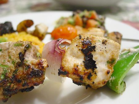 Cumin-Spiced Swordfish Skewers