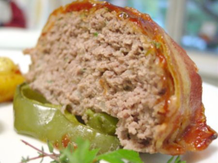 Bacon-Wrapped Meatloaf