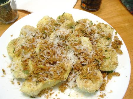 Quick "Stuffed" Artichoke Hearts