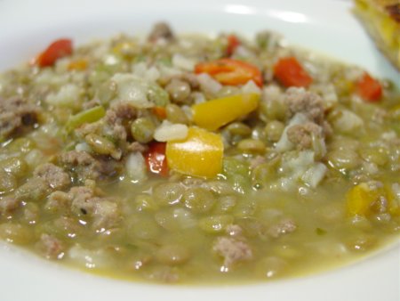 Sausage Rice Soup