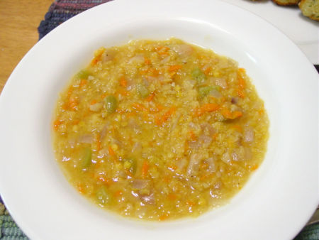 Gingered Red Lentil Soup