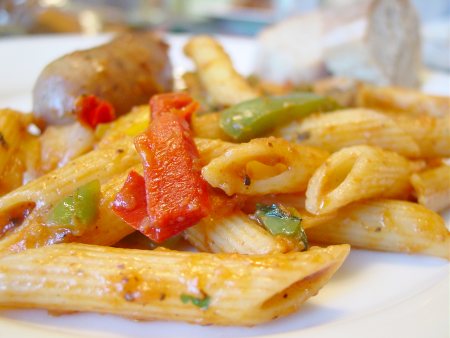 Sausage & Pepper Pasta