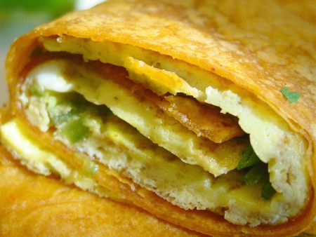Spicy Egg Wrap