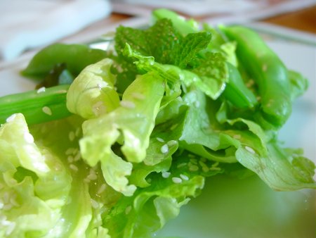 Sugar Snap Pea and Sesame Salad