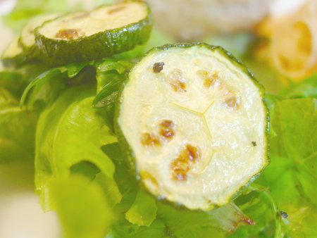 Roasted Zucchini Rounds