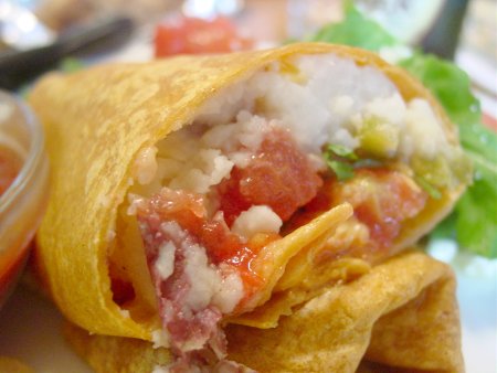 Potato and Squash Burrito