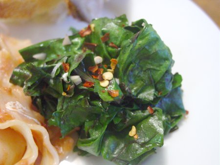 Sautéed Beet Greens