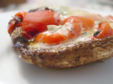 Portobello Mushroom Pizzas