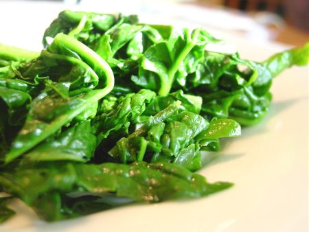 Sautéed Spinach with Garlic