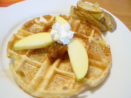 Waffles are OK... With Whipped Cream